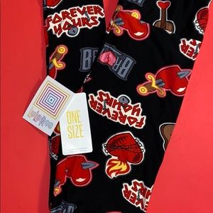 NEW LU LA ROE leggings-hearts and more